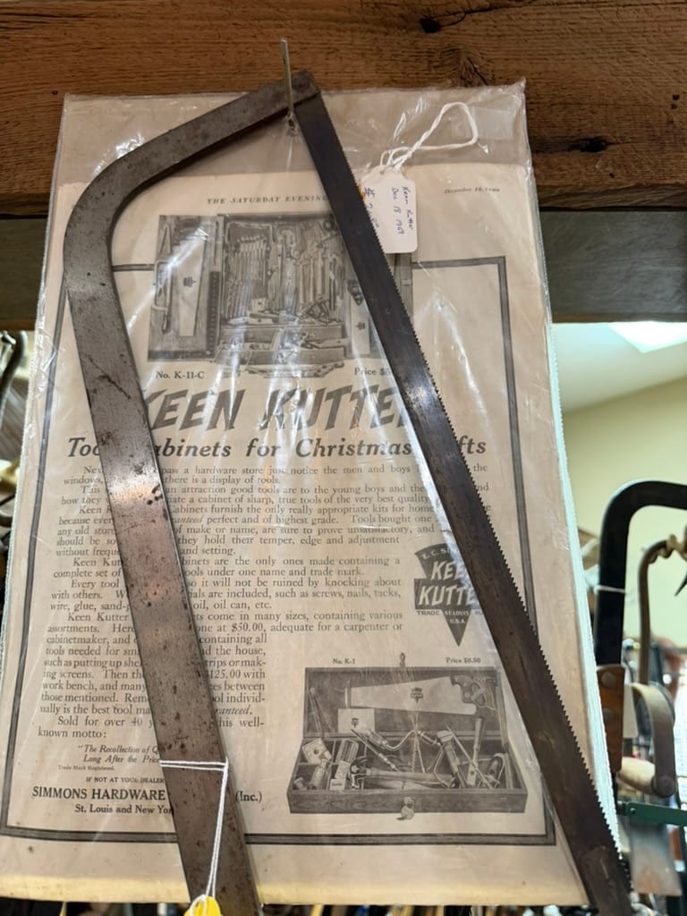 Period Keen Kutter advertisement showing the E.C. Simmons brand and early twentieth-century tool marketing